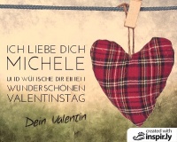 Wünsche dir einen wunderschönen Valentinstag