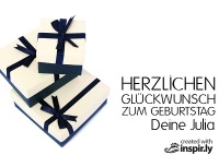 Herzlichen Glückwunsch zum Geburtstag