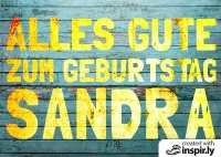 Alles Gute zum Geburtstag