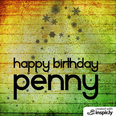 wishes happy birthday penny