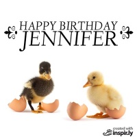 Happy Birthday Jennifer