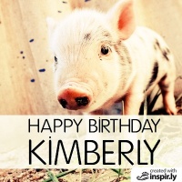 Happy Birthday pig