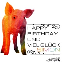 Happy Birthday und viel Glück