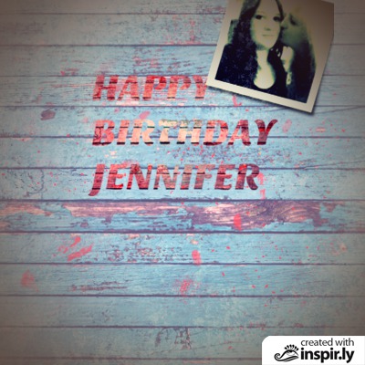 Jenny Geburtstag